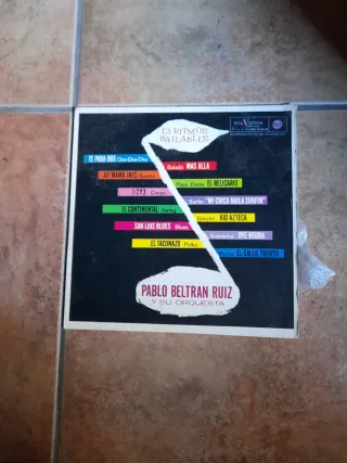 Vinilo 12 Ritmos Bailables Pablo Beltrán Ruiz