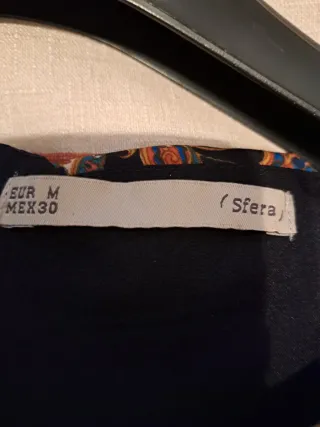 Vestido estampado talla M