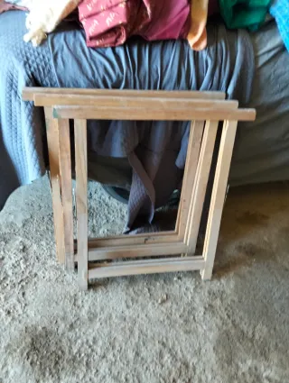 Caballetes de madera (borriquitas)