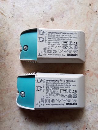 2 Transformadores OSRAM HALOTRONIC HTM 70/230-240
