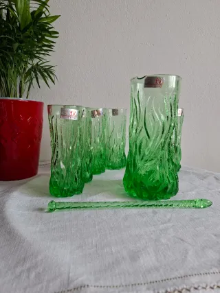 Set 6 Bicchieri Vintage Cristallo caraffa