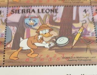 Francobolli Disney Paperino 50° Anniversario 1984