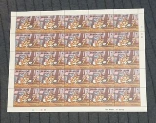 Francobolli Disney Paperino 50° Anniversario 1984