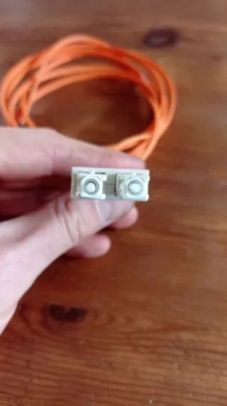 Latiguillo Fibra Óptica LC-SC Naranja