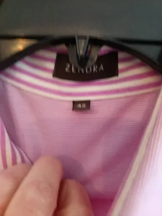 Camisa rosa de vestir