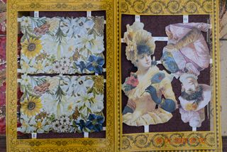 Cromos troquelados de figuras vintage