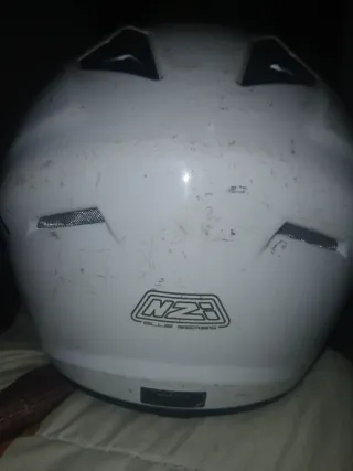 Casco Moto NZi Blue Series Blanco