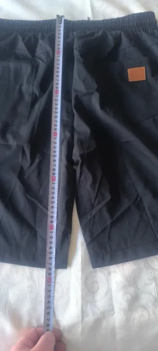 2 Pantalones Cortos Talla XL (Negro y Gris)