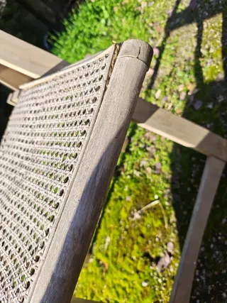 Silla plegable tipo Gascon años 70