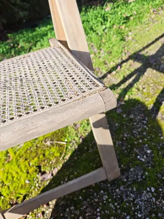 Silla plegable tipo Gascon años 70