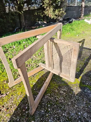 Silla plegable tipo Gascon años 70