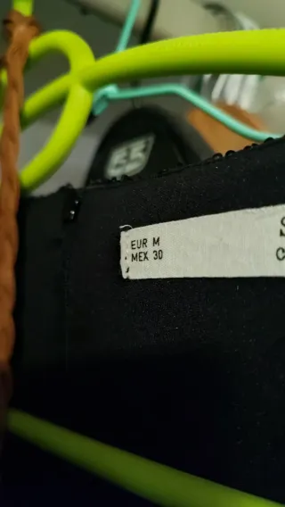 Vestido lentejuelas negro