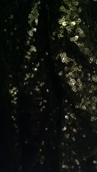 Vestido lentejuelas negro