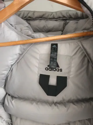 Chaqueta Adidas plumífera gris Talla M