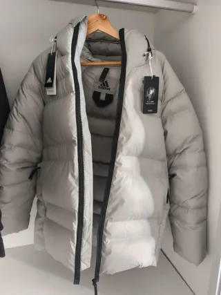 Chaqueta Adidas plumífera gris Talla M