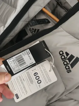 Chaqueta Adidas plumífera gris Talla M