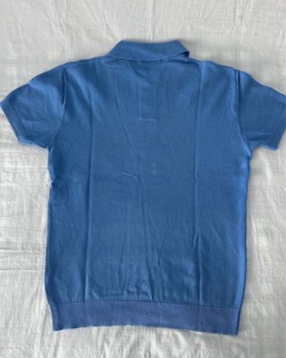 Polo Zara azul con botones