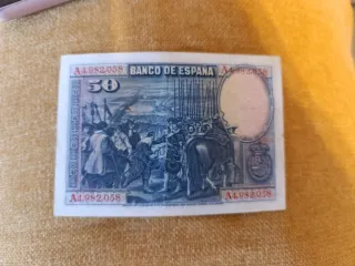 Billete 50 Pesetas Banco de España 1928