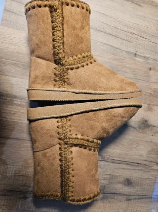 Stivaletti donna beige/marrone