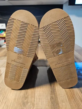 Stivaletti donna beige/marrone