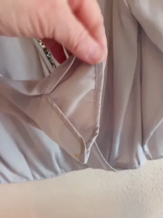 Blusa Mango Beige con Pedrería