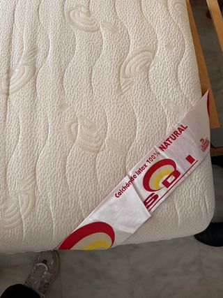 2 Somieres y 2 Colchones Látex Individuales