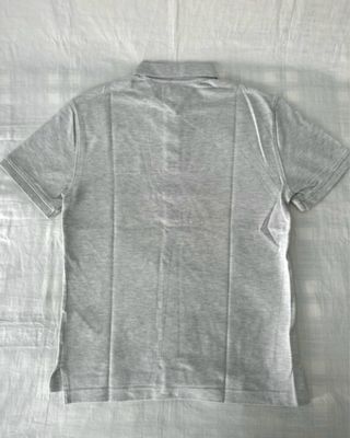 Polo gris Tommy Hilfiger manga corta