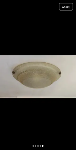 Lampadario Plik vintage anni 90