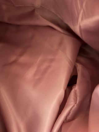 Bolso de pelo rosa y marrón nuevo