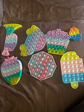Set Pop It Antistress Multicolore