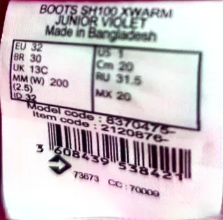 Botas de nieve Quechua impermeables