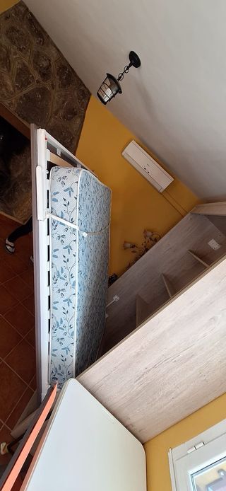 Cama Matrimonio Abatible Madera