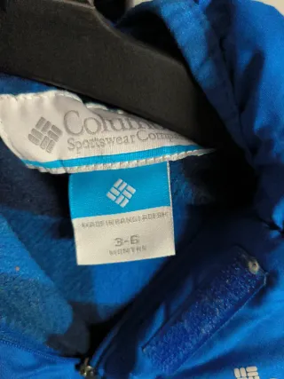 Traje de nieve para bebé Columbia azul