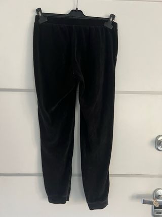 Pantaloni Benetton ciniglia neri taglia M