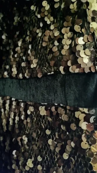 Vestido lentejuelas corto