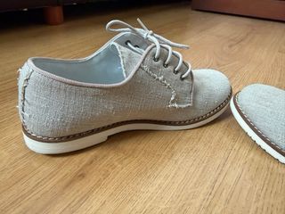 Zapatos Gux's niño comunión beige