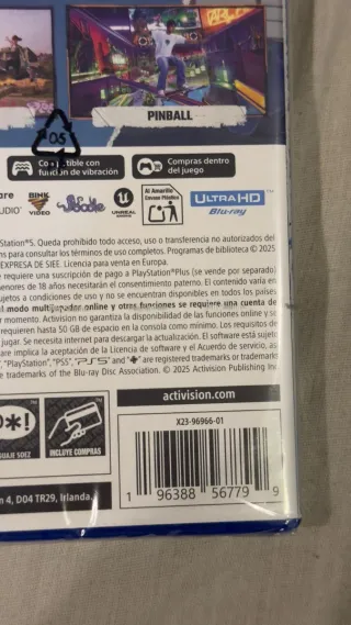 Juego Tony Hawk's Pro Skater 3+4 PS5
