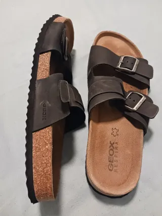 Sandalias Geox Hombre Marrón