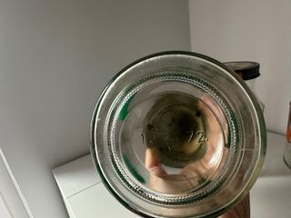 Tres tarros de cocina vintage