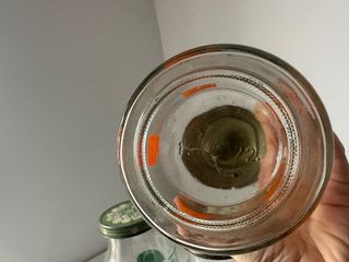 Tres tarros de cocina vintage