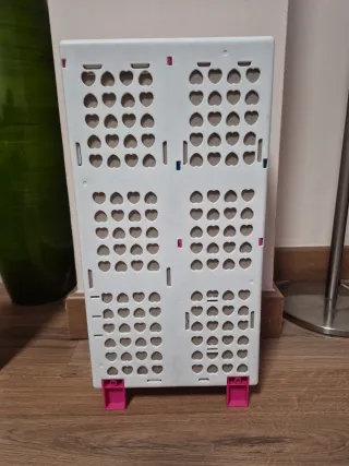 Armario Nancy rosa con cajones