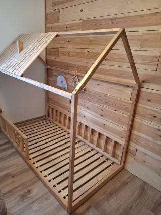 Cama Montessori Madera Natural 200x90 cm