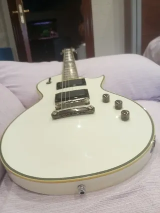 Ltd ESP EC 401 Guitarra Blanca Made in Korea