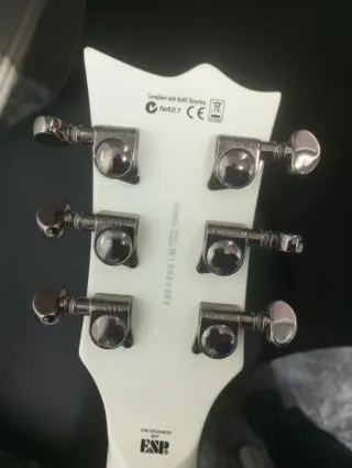 Ltd ESP EC 401 Guitarra Blanca Made in Korea