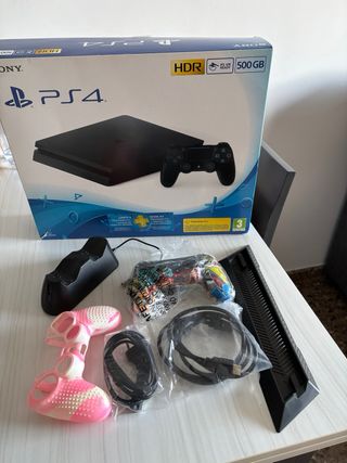 Ps4 Slim 500Gb + Mando + Juegos