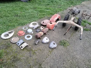 Motocultor antiguo, alemania del este