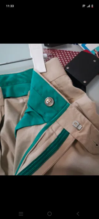 Pantalón Carolina Herrera Beige