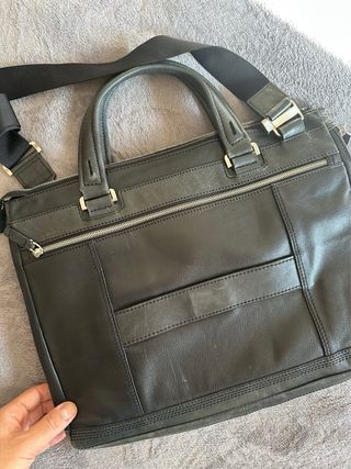 Maletín Piquadro Piel Negro