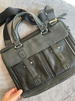 Maletín Piquadro Piel Negro