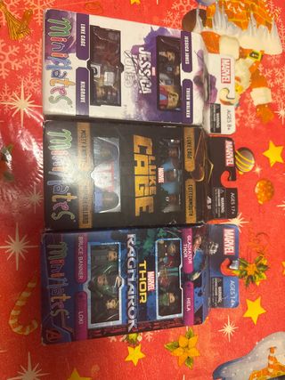 3 Figuras Marvel Minimates Nuevas